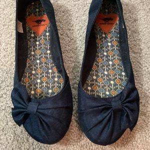 Rocket Dog navy ballet flats, sz 7.5